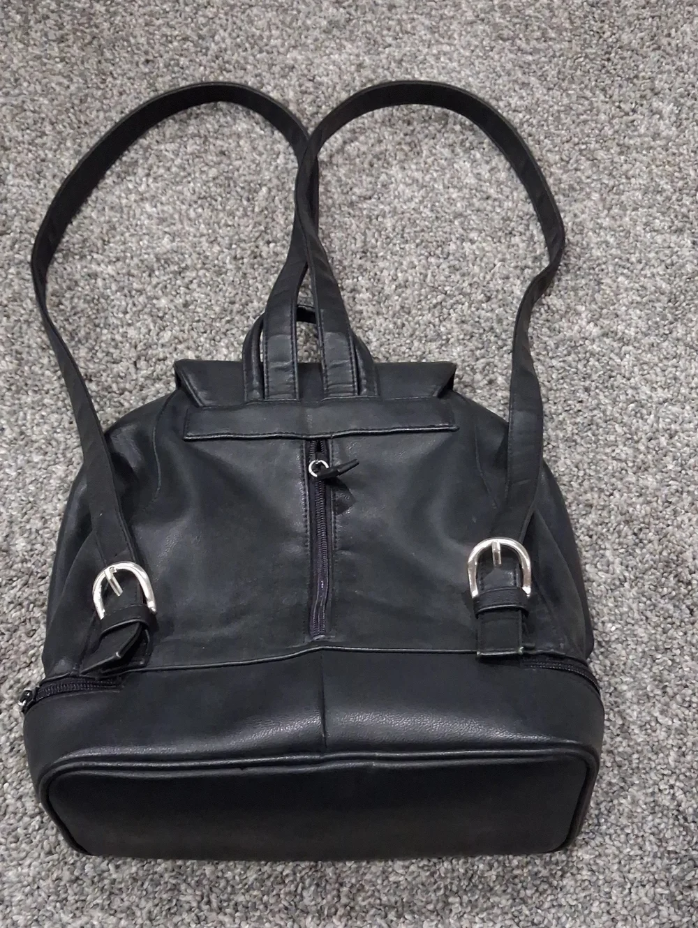 Vintage Nine West Backpack With Back, Bottom And 2 Inside Pockets